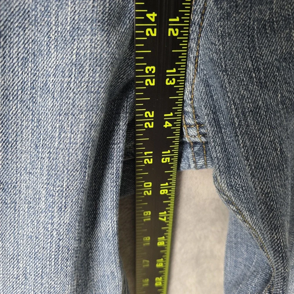Levis 569 Loose Straight Jeans Mens‎ 42x32 Blue Medium Wash Denim Y2K Baggy